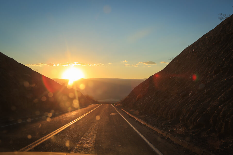 taking photographs into the sun