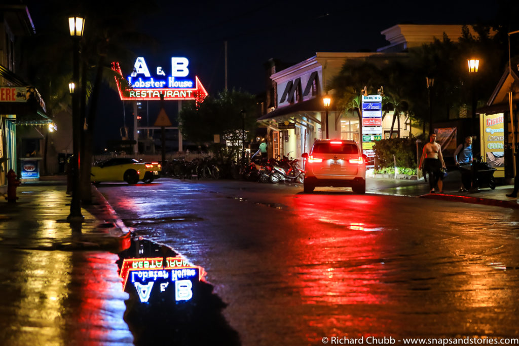 A & B Lobster House in Neon