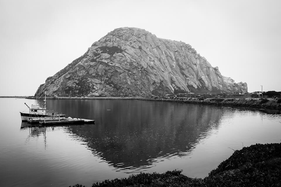 Morro Bay in Black and White